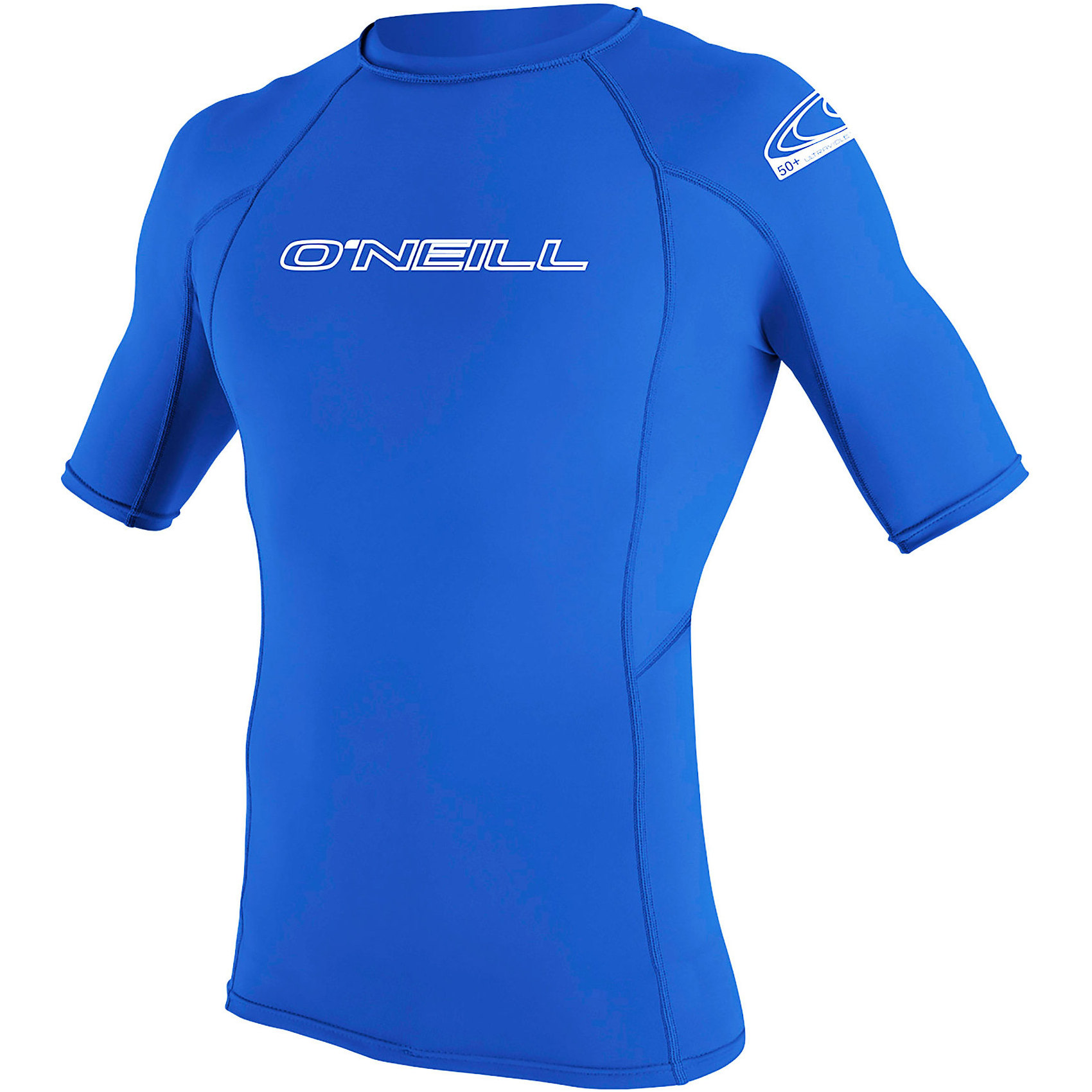 2026 O'Neill Basic Skins Short Sleeve Crew Rash Vest 3341 - Pacific