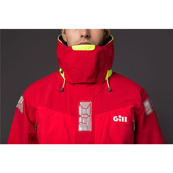 2021 Gill OS2 Mens Offshore Jacket Red OS24J