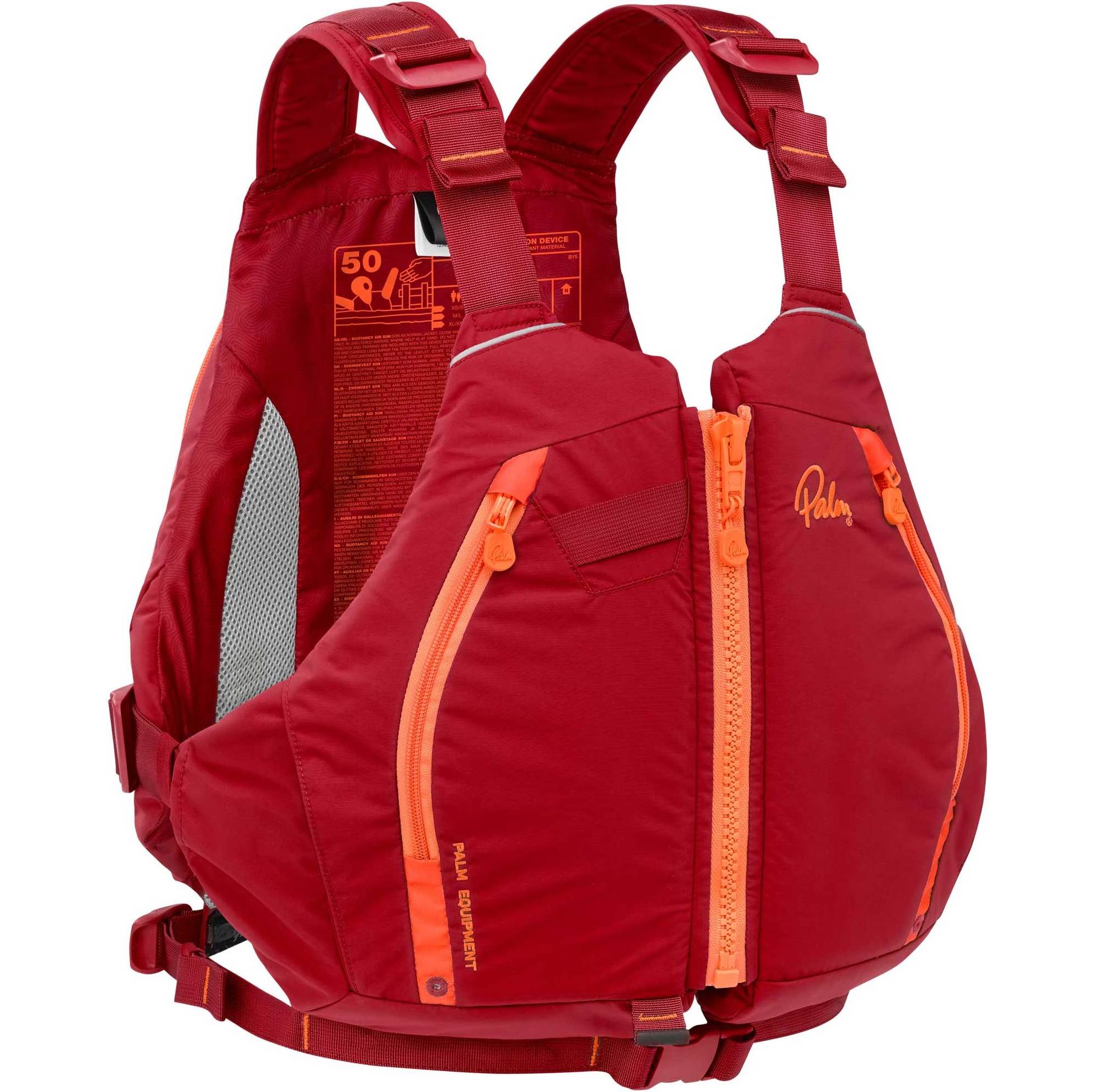 2026 Palm Peyto Touring Kayak PFD 12639 - Chilli