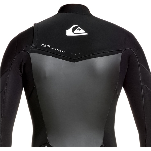 2021 Quiksilver Mens Syncro 3/2mm Chest Zip Wetsuit Black / White EQYW10308
