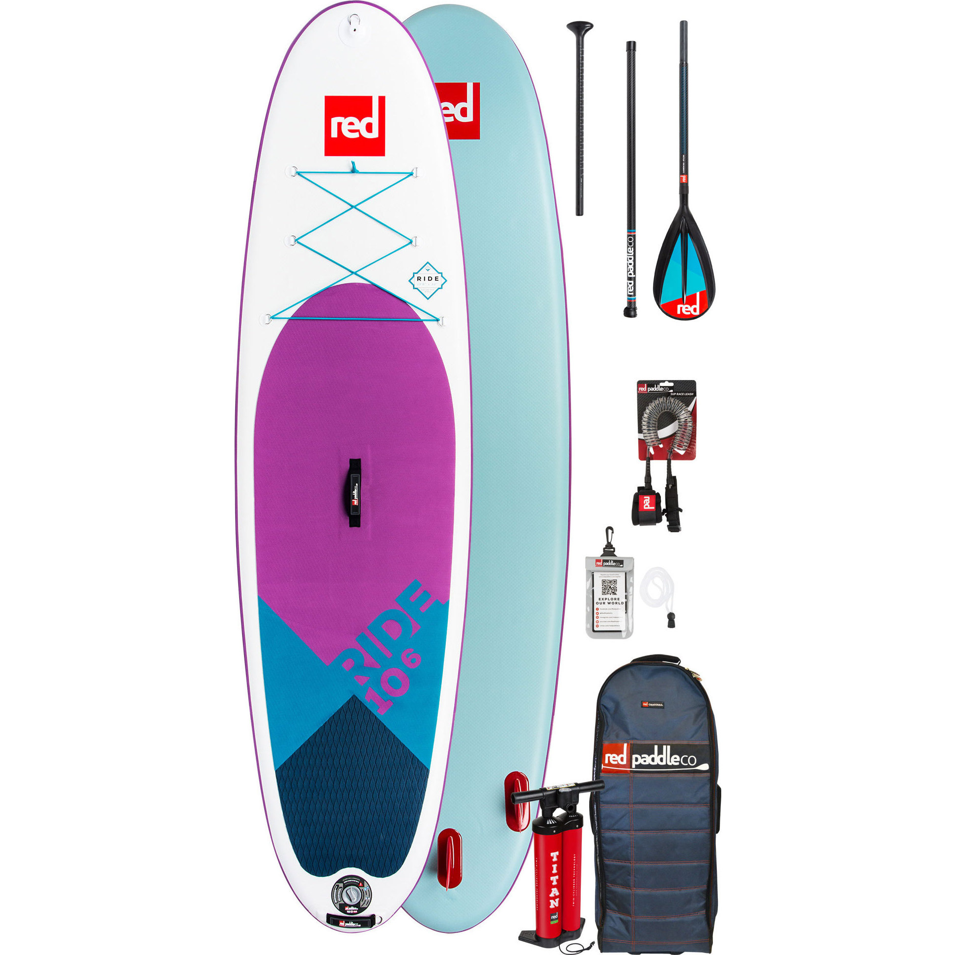 Red Inflatable Sizes Sup 2026 Red Paddle Co Ride 10'6 SE Inflatable Stand Up Paddle Board ...