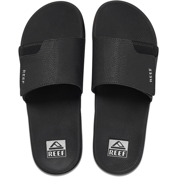 2026 Reef Fanning Sliders CI3632 - Black / Silver
