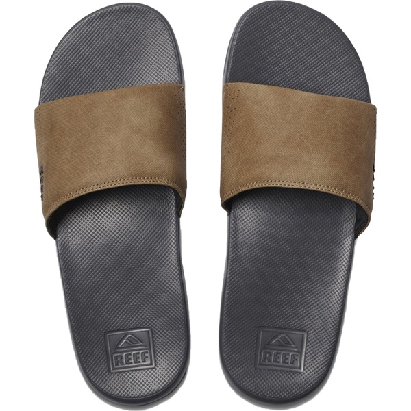 2025 Reef Mens One Sliders RF0A3OND - Grey / Tan