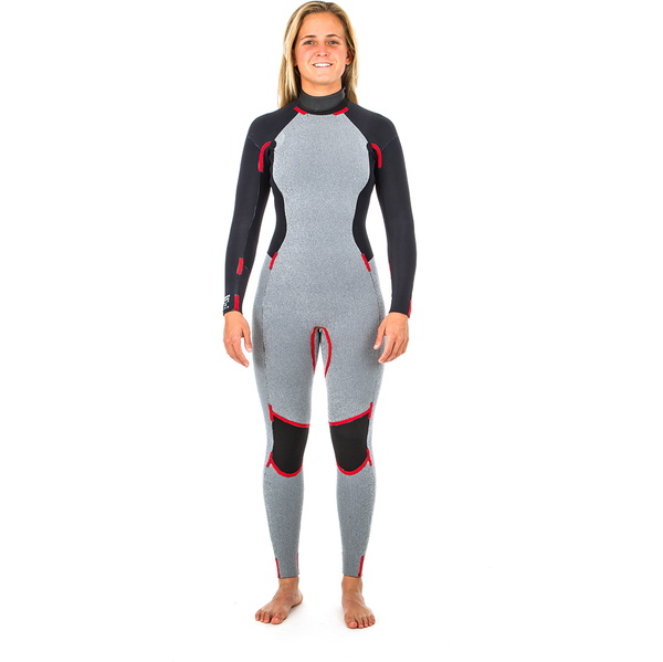 2019 Rip Curl Womens Dawn Patrol 3/2mm GBS Back Zip Wetsuit BLACK / WHITE WSM8GS