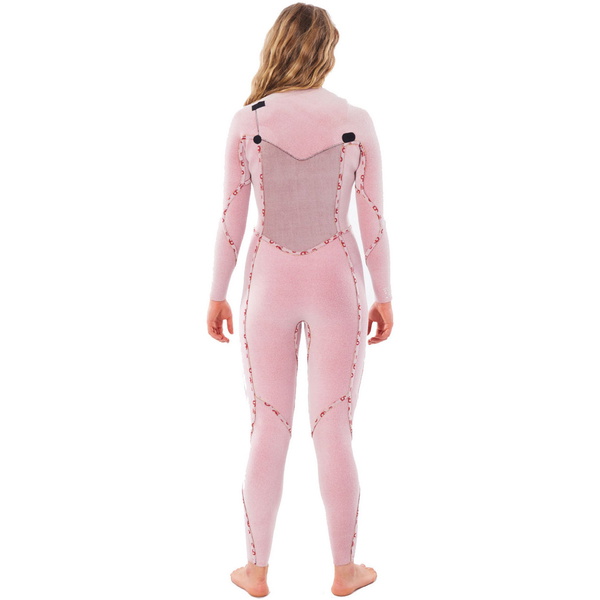 Rip Curl Womens Flashbomb 4/3mm Chest Zip Wetsuit WSTYFG - Black