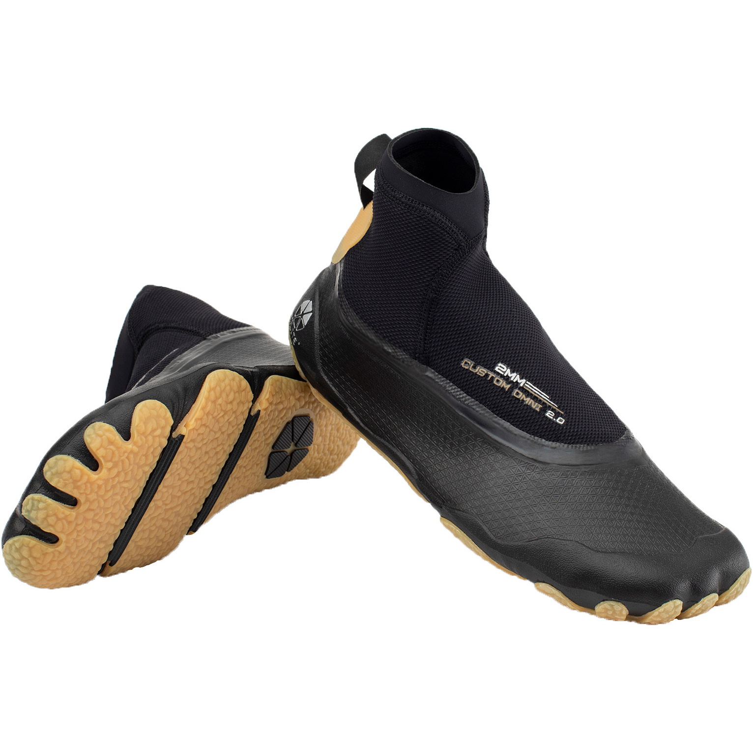 2025 Solite Custom Omni 2.0 2mm Wetsuit Boots 21006 - Gum / Black