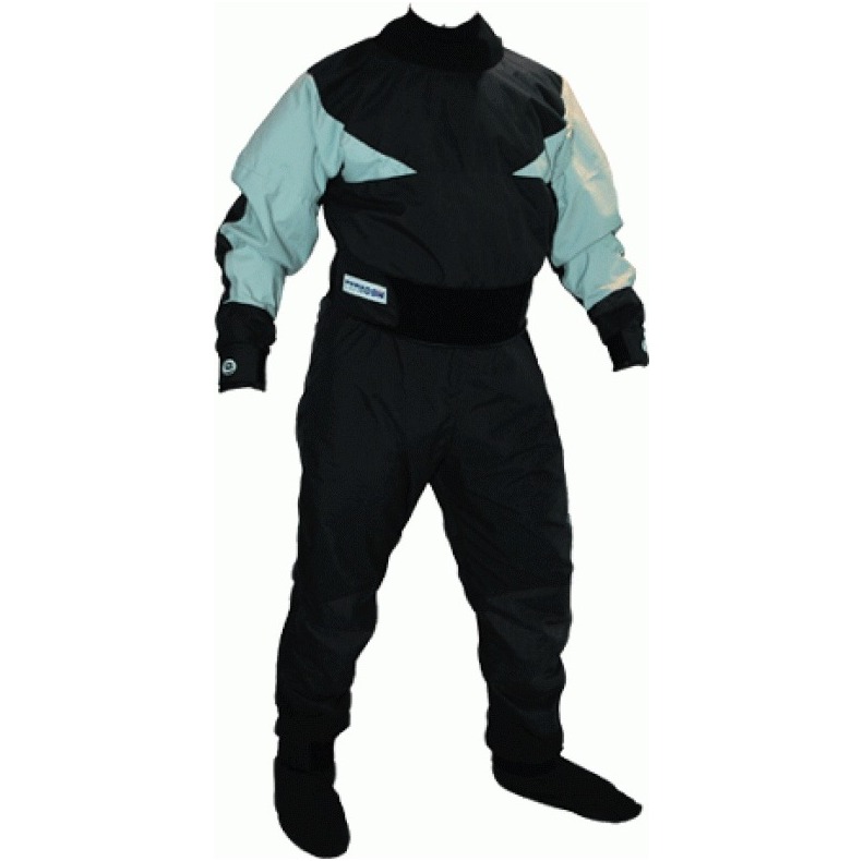 Typhoon Multisport Pro Kayak Drysuit Black / Silver 100124