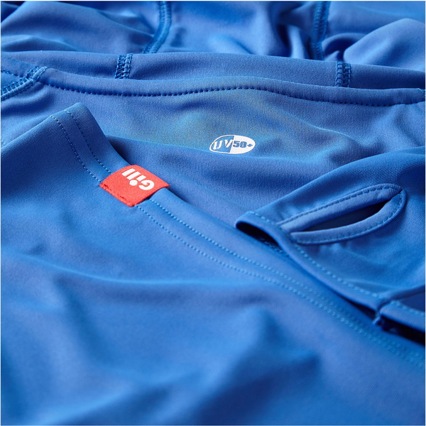 2025 Gill Mens UV Tec Hoody Blue UV016