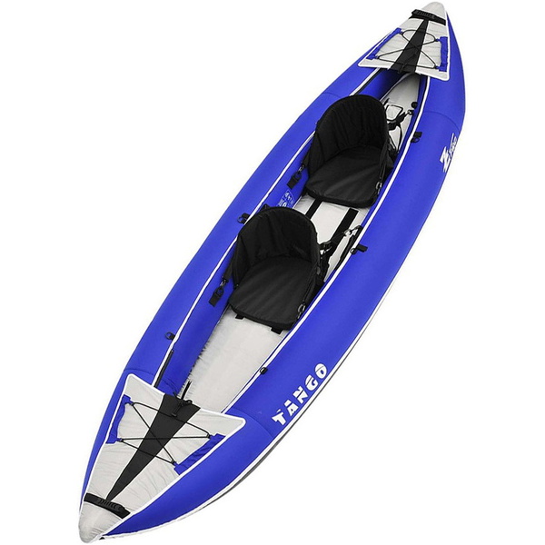 2026 Z-Pro Tango 200 1-2 Man Inflatable Kayak, Paddle & Pump Package TA200 BLUE
