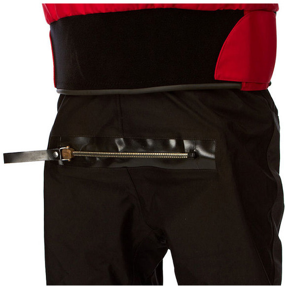 Typhoon Multisport 4 Four LATEX SEAL Drysuit +Con Zip RED / BLACK 100140