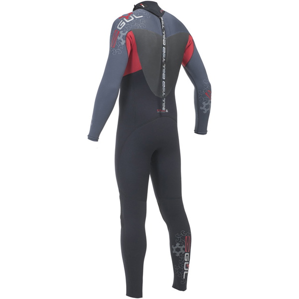 Gul Response 5/3mm  GBS Back Zip Wetsuit Black / Graphite / Red RE1213
