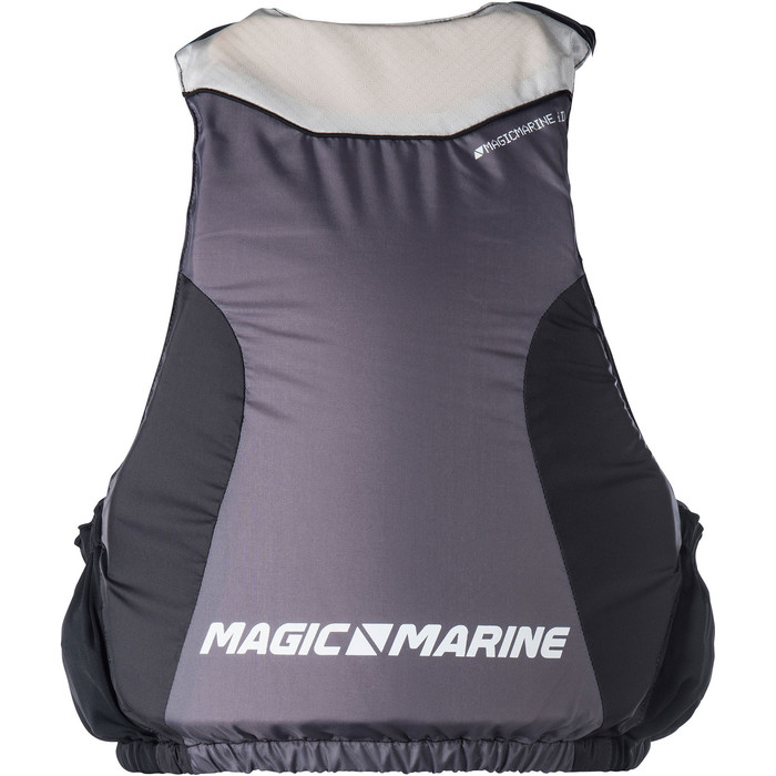 2024 Magic Marine Wave Zip Free Buoyancy Aid Light Grey 170075