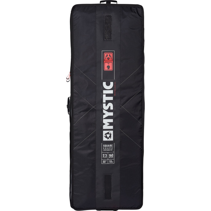 2024 Mystic Matrix Square Board Bag 5'8 - Black 190059