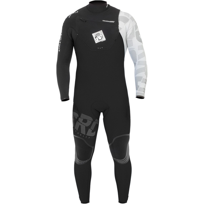 RRD Celsius Pro 5/3mm Chest Zip Wetsuit in Black / White 4913027