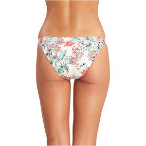Billabong Pixi Petal Tropic Bikini Bottoms WHITE C3SW30