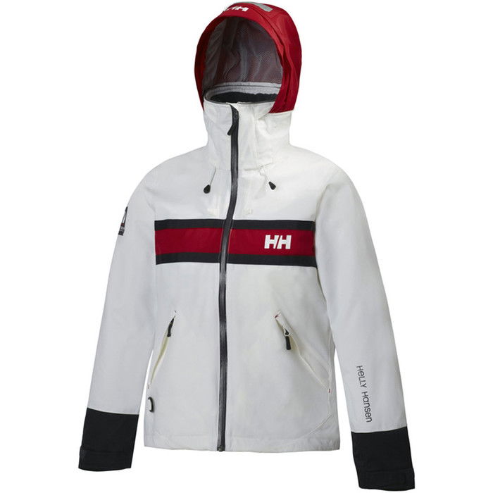 Helly Hansen Ladies Salt Jacket in White 30283 Sailing Sailing
