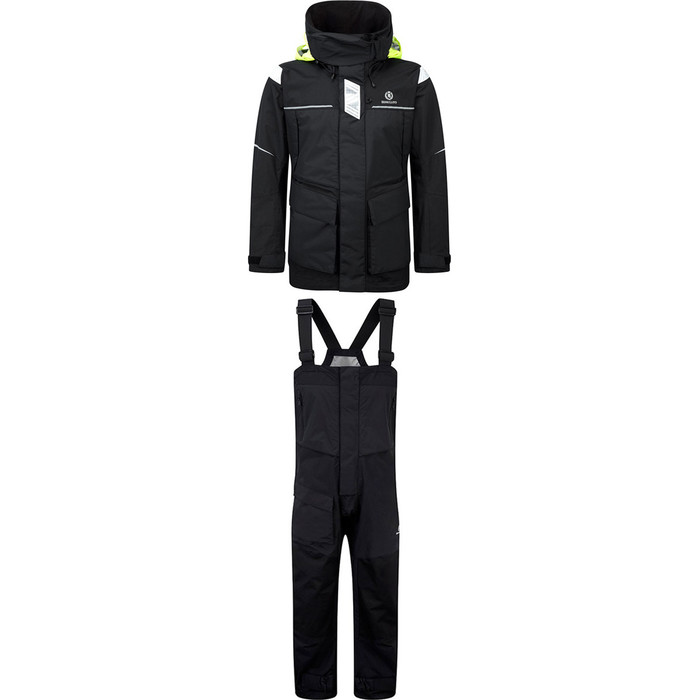 Henri Lloyd Transocean Offshore Jacket Y00350 + Trouser Y10158 Combi Set Black