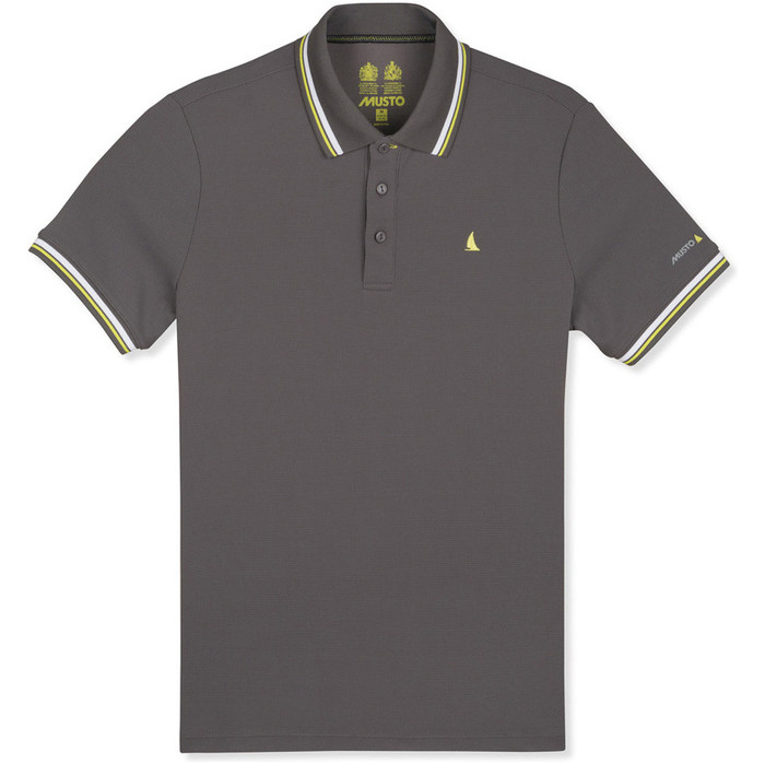 Musto Evolution Pro Lite Short Sleeve Polo CHARCOAL EMPS013