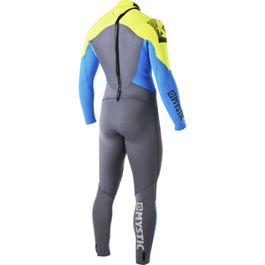 Mystic Star 3/2mm GBS Sealed Seam Back Zip Wetsuit Lime 140140