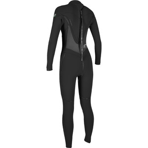 O'Neill Womens Flair 5/4mm Back Zip GBS Wetsuit BLACK 4817
