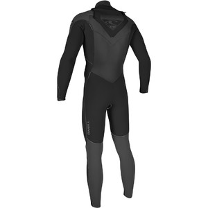 O'Neill Mutant 5/4mm Hooded Chest Zip Wetsuit BLACK / GRAPHITE 4762 - 2ND
