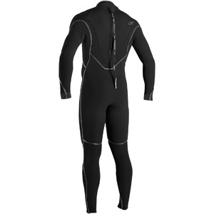 2022 O'Neill Mens Psycho One 4/3mm Back Zip GBS Wetsuit 4965 - Black