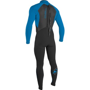 O'Neill Youth Epic 5/4mm Back Zip GBS Wetsuit BLACK / BRITE BLUE 4219