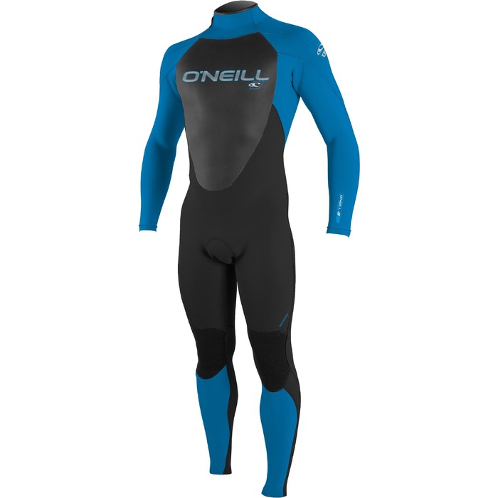 O'Neill Youth Epic 5/4mm Back Zip GBS Wetsuit BLACK / BRITE BLUE 4219
