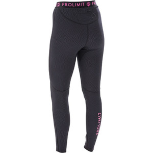 Prolimit womens SUP Athletic Quick Dry Trousers Black / Pink 64760