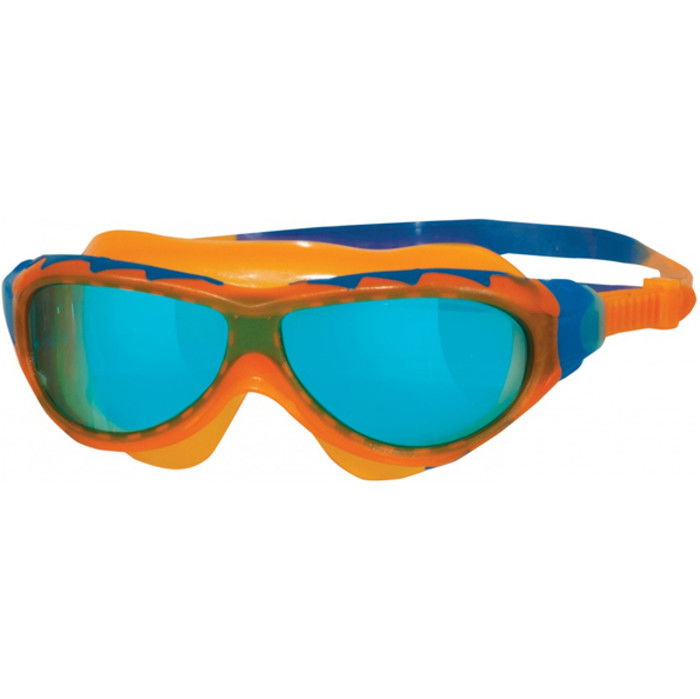 Zoggs Junior Phantom Swim Mask LIGHT BLUE ORANGE 303449