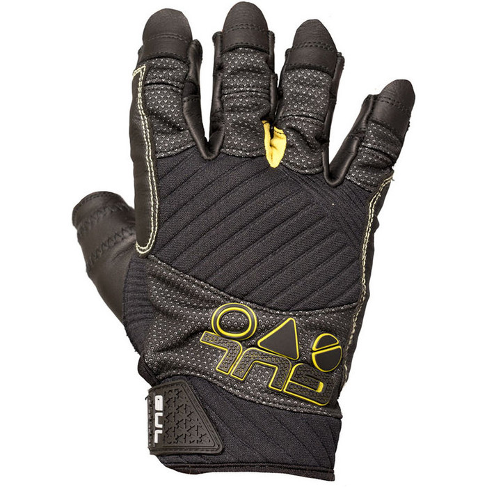 2020 Gul EVO Pro Short Finger Sailing Gloves Black GL1299-B4