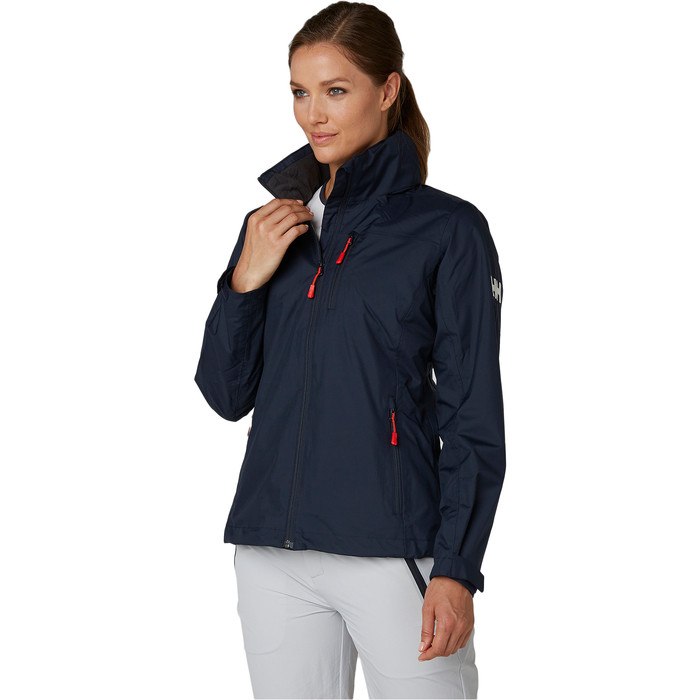 2024 Helly Hansen Womens Hooded Crew Mid Layer Jacket Navy 33891