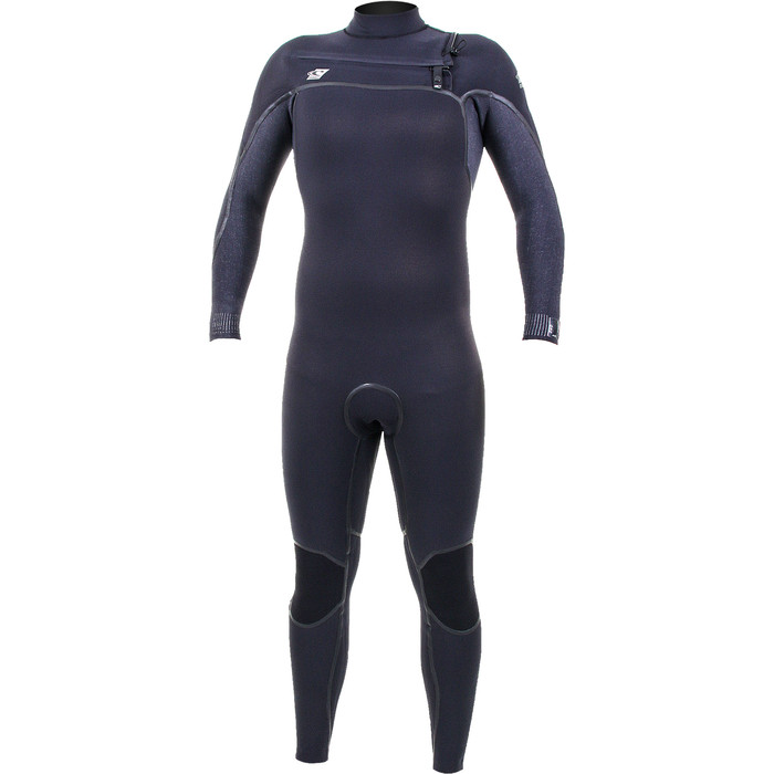 2019 O'Neill Psycho One 5/4mm Chest Zip Wetsuit Black / Acid Wash 4993