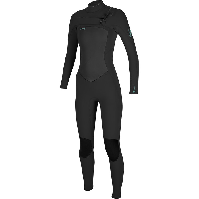 2024 O'Neill Womens Epic 3/2mm Chest Zip GBS Wetsuit 5355 - Black
