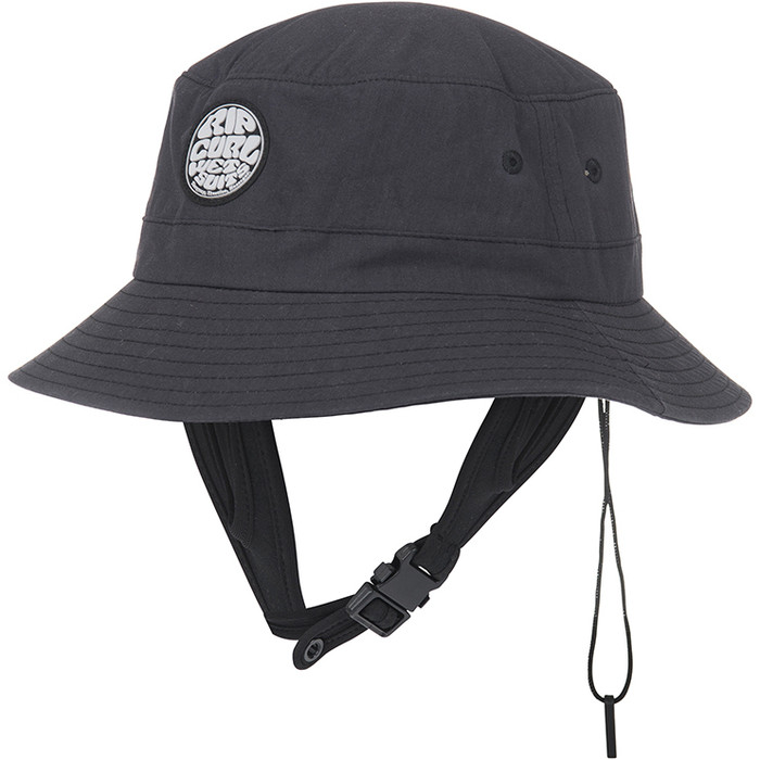 2019 Rip Curl Wetty Surf Bucket Hat Black CHADJ1