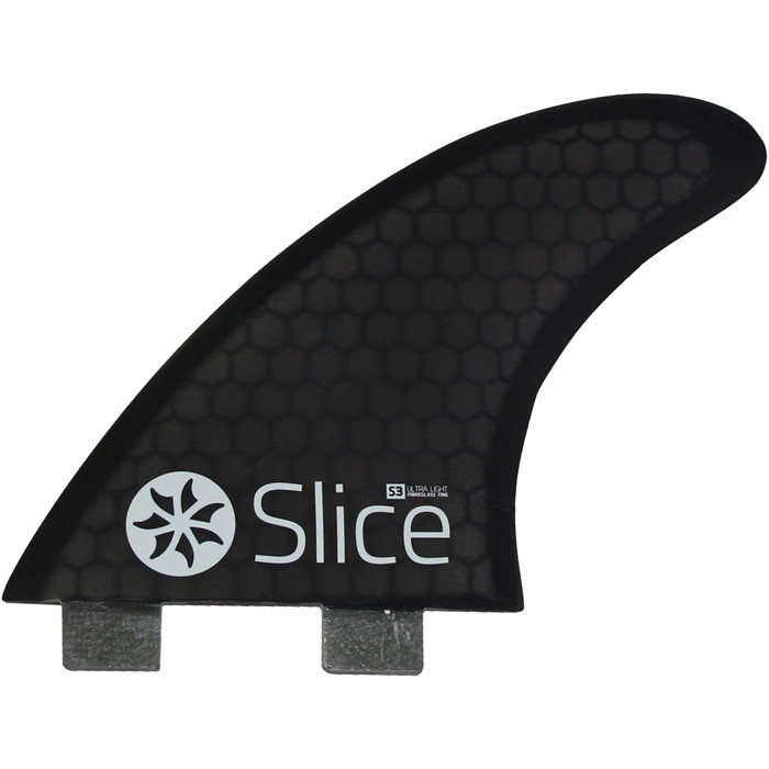 2024 Slice Ultralight Hex Core S3 FCS Compatible Surfboard Fins SLI-01 - Black