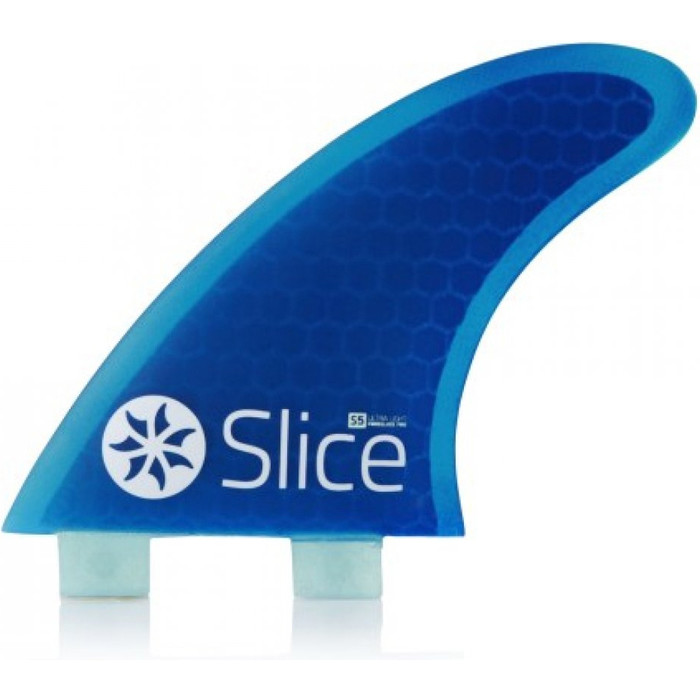 2024 Slice Ultralight Hex Core S7 FCS Compatible Surfboard Fins SLI-03 - Blue