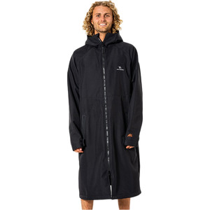 2021 Rip Curl Anti Series Hooded Water Resistant Change Robe / Poncho CTWBA9 - Black