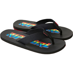 2021 Rip Curl Mens Bob Cush Flip Flops TCTAS1 - Black / Red / Blue