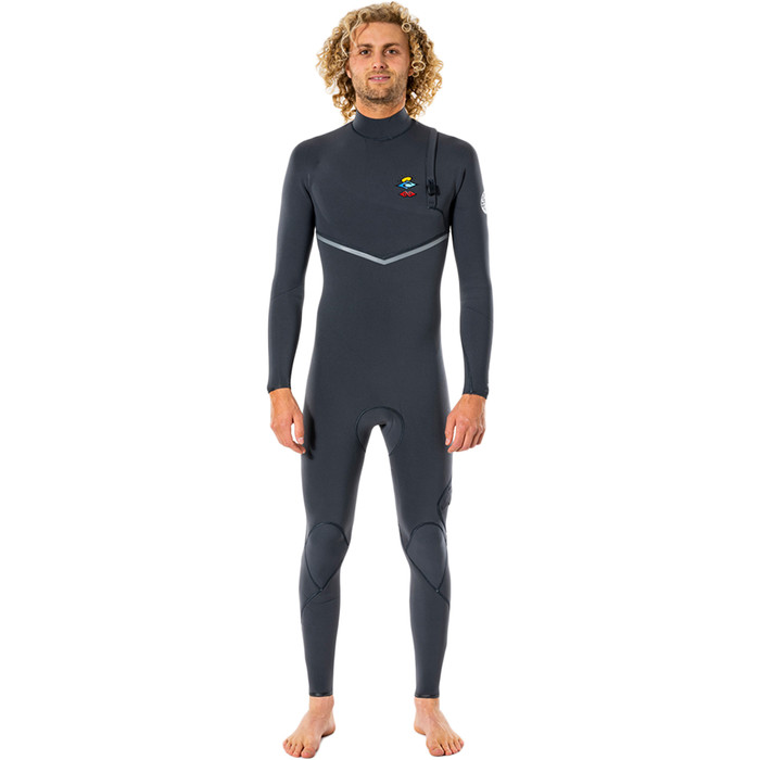 2022 Rip Curl Mens E-Bomb 5/3mm Zip Free Wetsuit WSMYXE - Charcoal