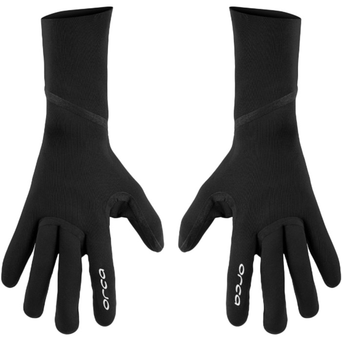 2024 Orca Mens Core 2mm Open Water Swim Gloves MA44TT01 - Black - Swimming