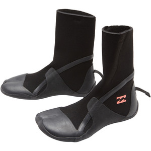 2024 Billabong Womens Synergy 5mm Hidden Split Toe Wetsuit Boots ABJWW00103 - Black