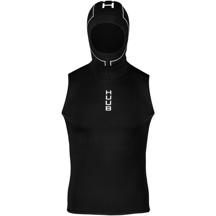 2024 Huub Neoprene Hooded Wetsuit Vest NEOHVEST - Black