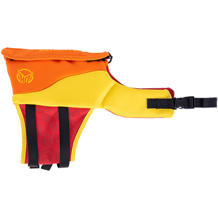 2023 HO Sports Sage Neoprene Dog Vest HA-VEST-DOG - Yellow / Orange / Red