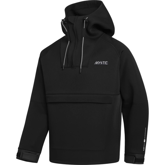 2025 Mystic Fury 3/2mm Neoprene Hoodie 35017 230325 Black