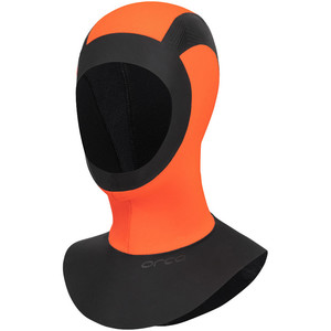 2023 Orca Hi-Vis Neoprene Swim Hood NA4148 - Hi Vis Orange