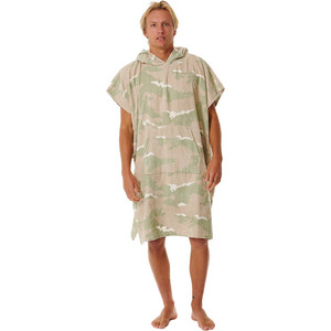 2024 Rip Curl Mens Combo Hooded Towel Changing Robe / Poncho 00HMTO - Sage