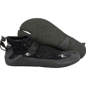 2023 Rip Curl Reefer 1.5mm Split Toe Wetsuit Shoe WBO1AT - Black / Charcoal