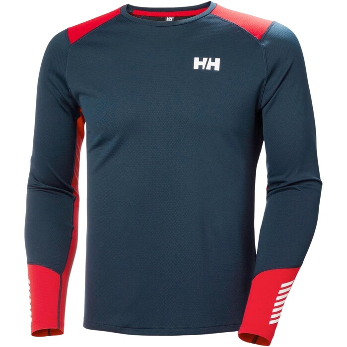 2025 Helly Hansen Mens Lifa Active Crew Base Layer 49389 Navy