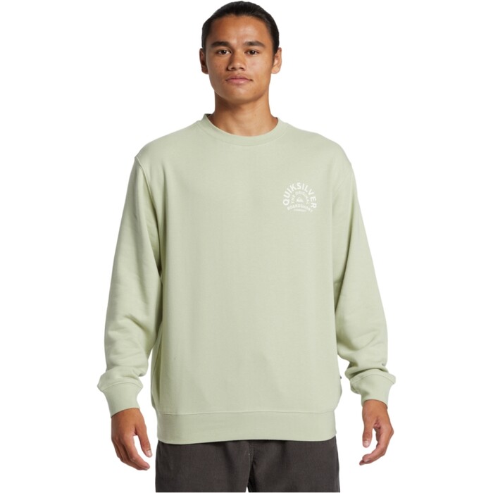 Quiksilver Mens Graphic Sweatshirt AQYFT03398 Desert Sage